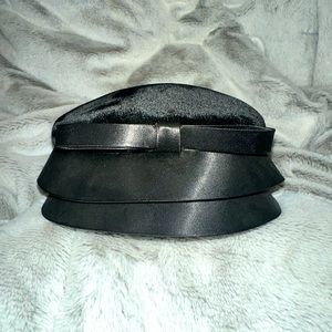 Vintage Neumann Endler Fairfield Felts 100% Black Wool Women’s Hat